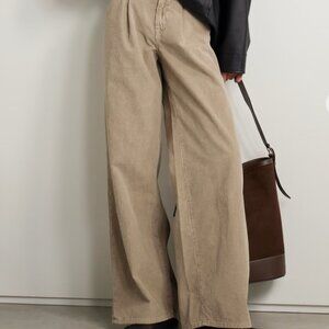 SLVRLAKE Tan Wide Leg Pants